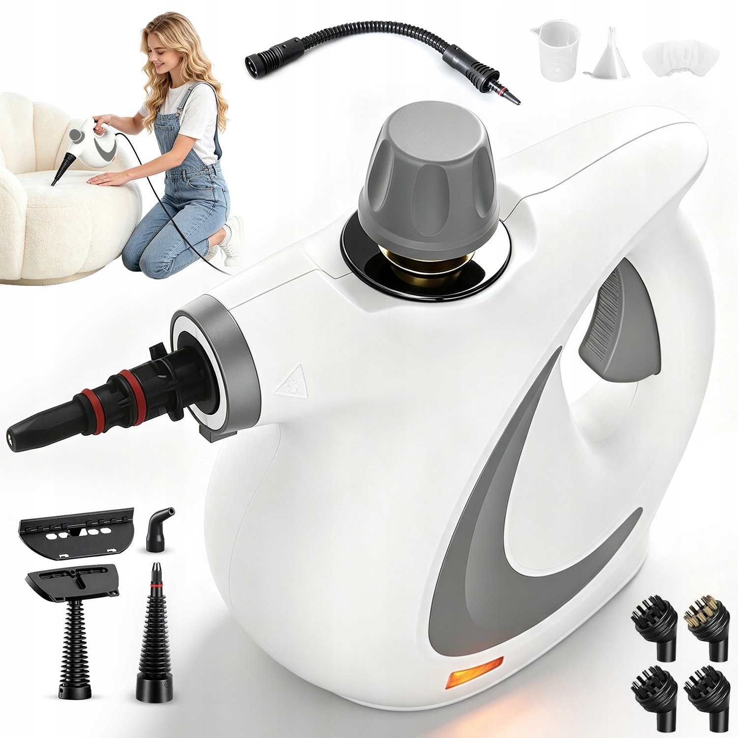 Parní Čistič Parní Vysavač Parní Mop 3BAR 1050W Úklid Eko 350ML