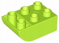 

Lego Duplo 98252 Klocek 2x3 limonka Nowy (10g)