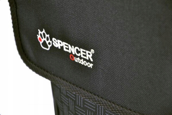 Sakwa rowerowa Spencer 2-komorowa 18L czarna krata Marka Spencer