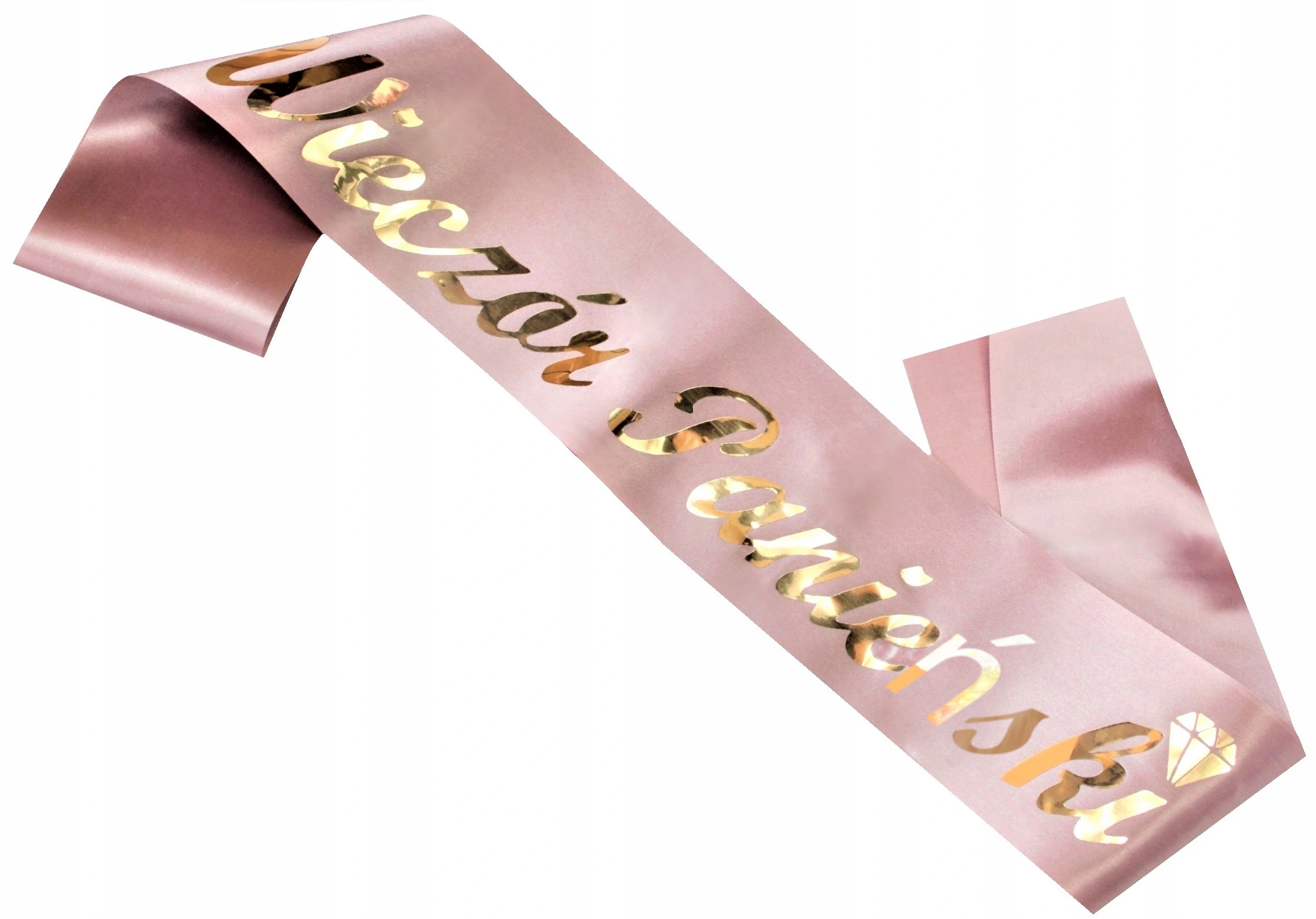 

Szarfa Wieczór Panieński Różowa Rosegold Złota