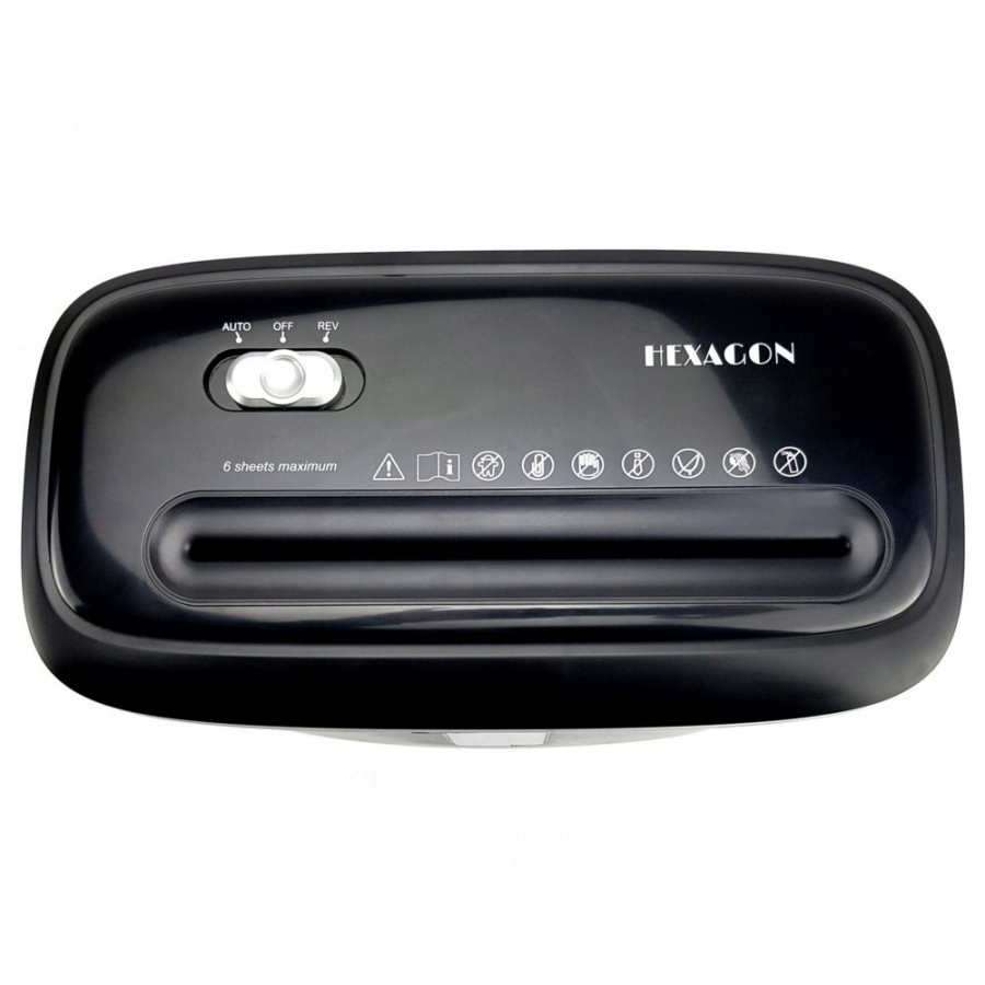 NISZCZARKA biurowa DO DOKUMENTÓW PAPIERU KOSZ 12L Marka Hexagon