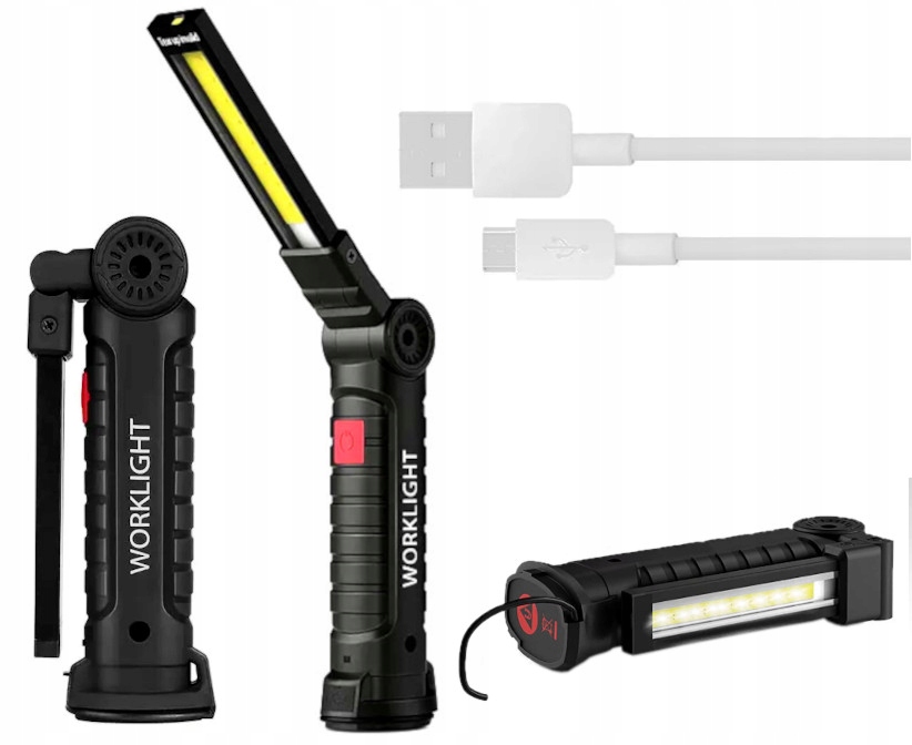 

Lampa Warsztatowa Led Mocna 5w1 Garażowa Magnes