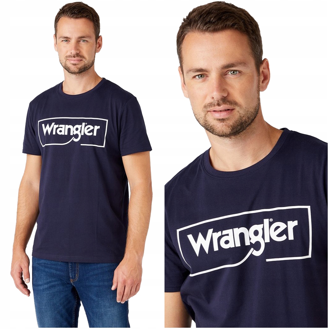 

Wrangler Frame Logo Tee Męski T-shirt Koszulka 2XL