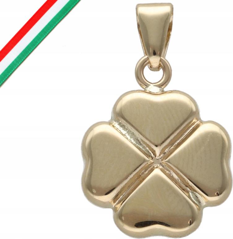 Zlatý přívěsek 585, čtyřlístek čtyřlístek, ideální jako dárek 14k