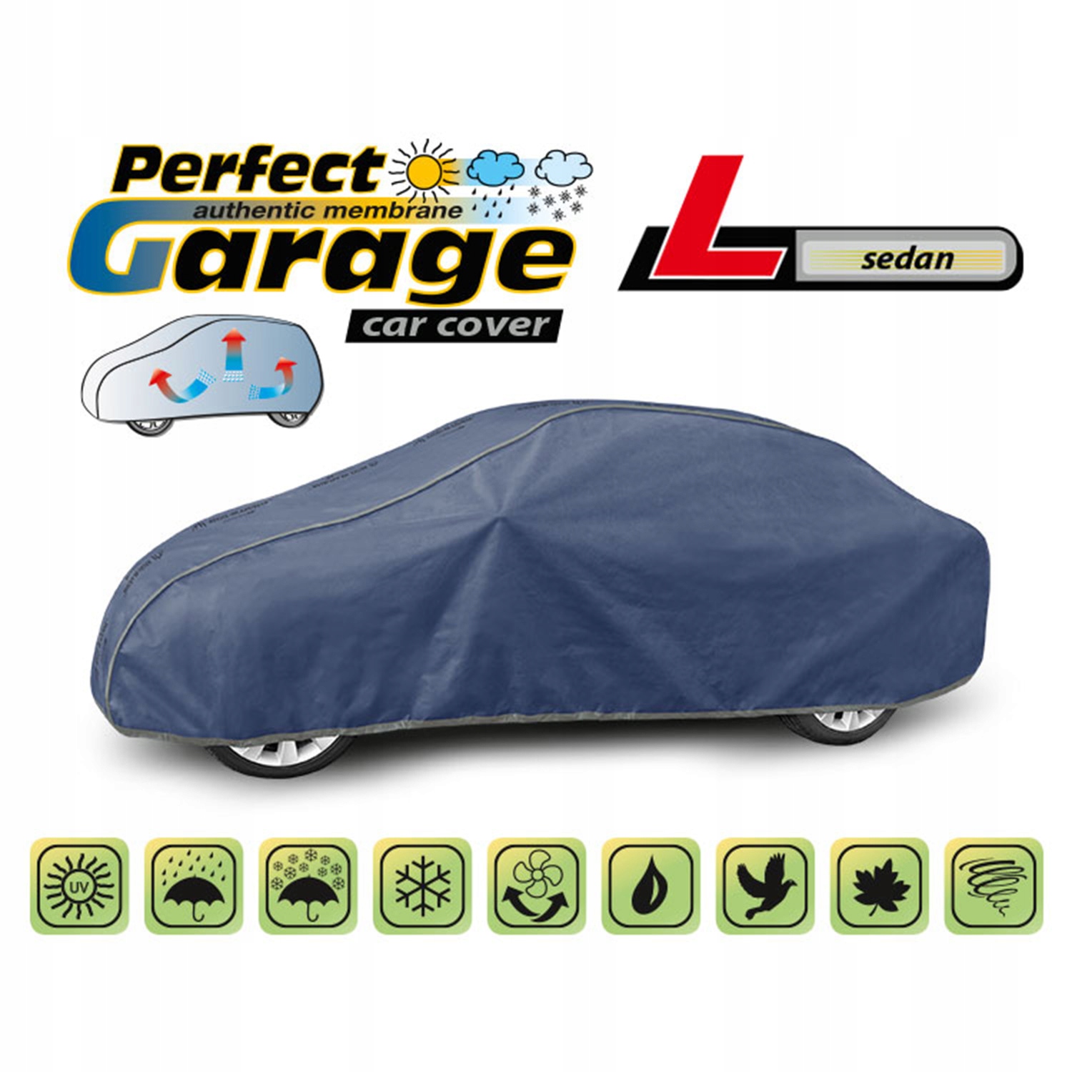 Plandeka pokrowiec na samochód do Opel Vectra C Sedan (02-08) Długość 425 cm