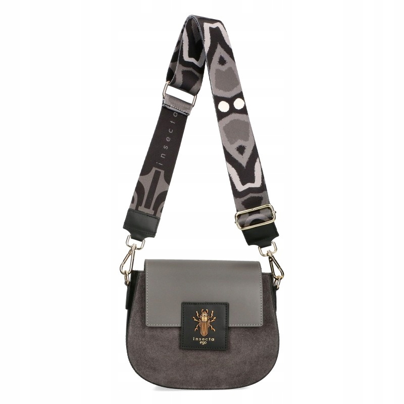 Dámská kabelka Ego Kožená Kabelka Přes Rameno Podkova přes rameno Crossbody Semiš