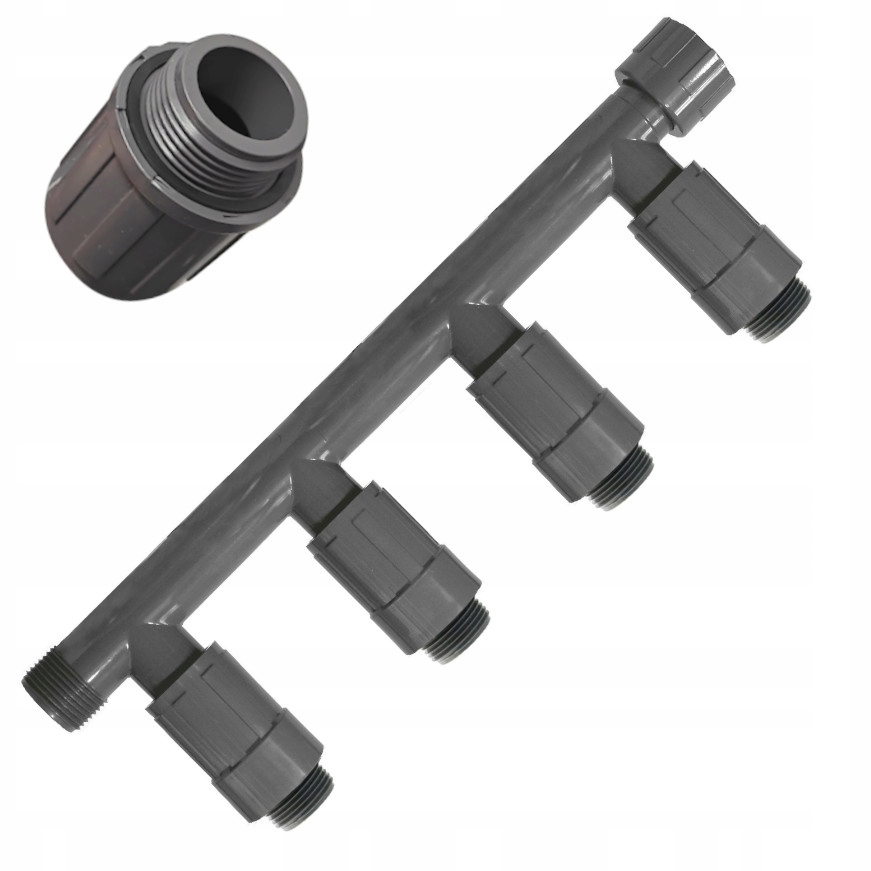 Teleskopický kolektor pro 4 elektroventily – Gz 1" – Rain Bird – RB1301-410