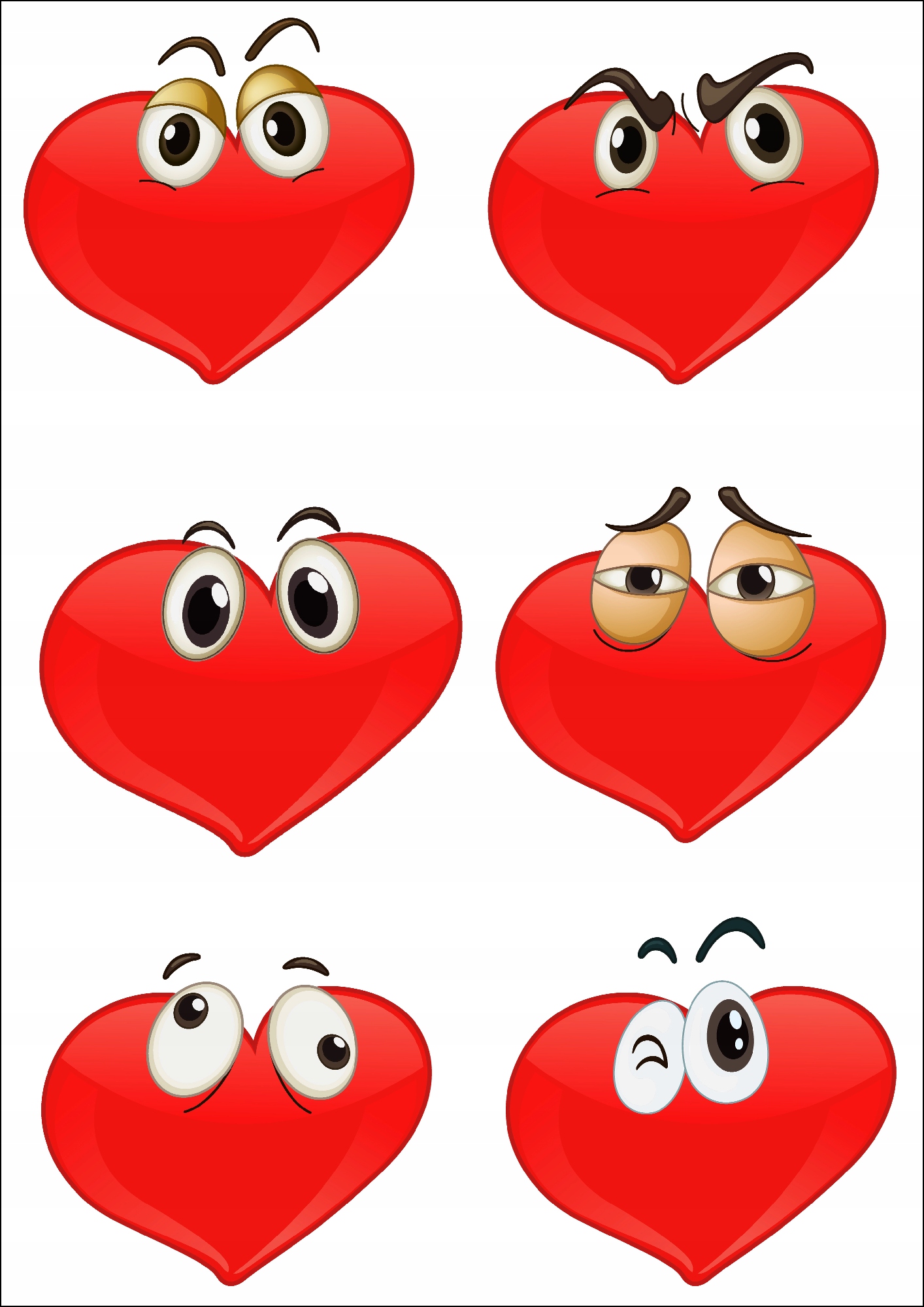 

PK15CU Tatuaże tymczasowe Serca Serduszka zmywalne