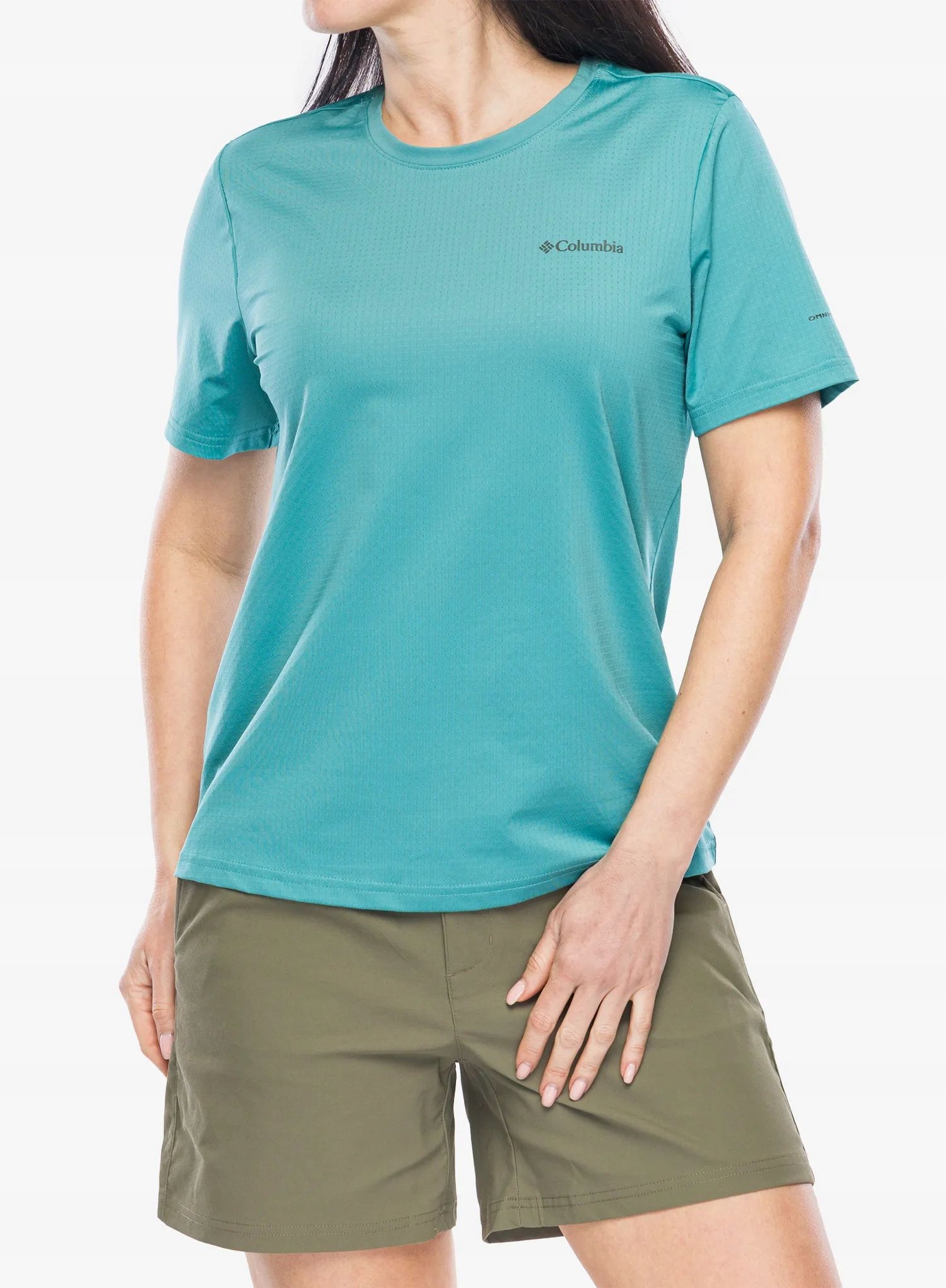 Dámské tričko Columbia Wild Springs S/s teal Xs