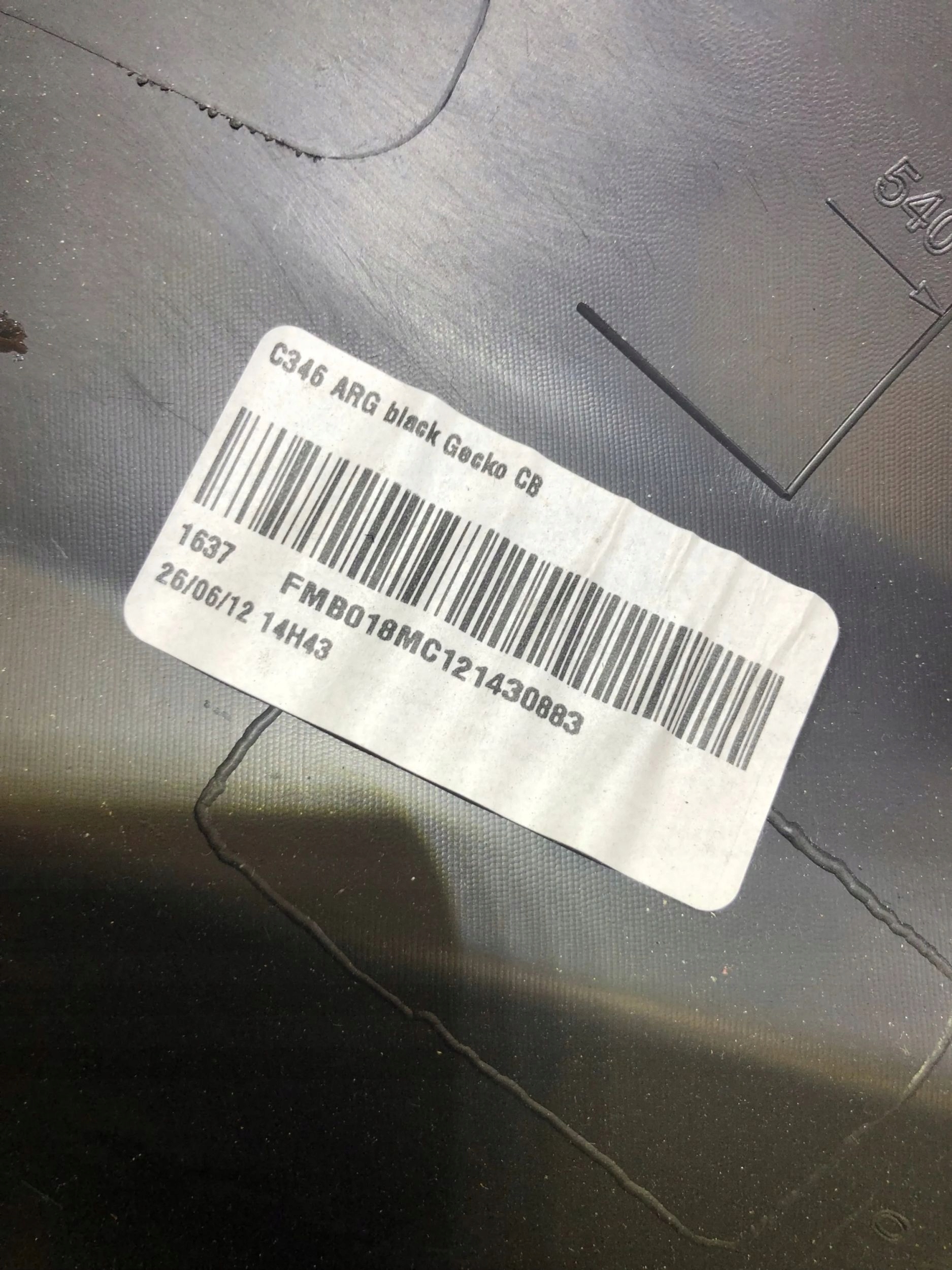 FORD FOCUS MK3 III side upholstery left rear part 0191