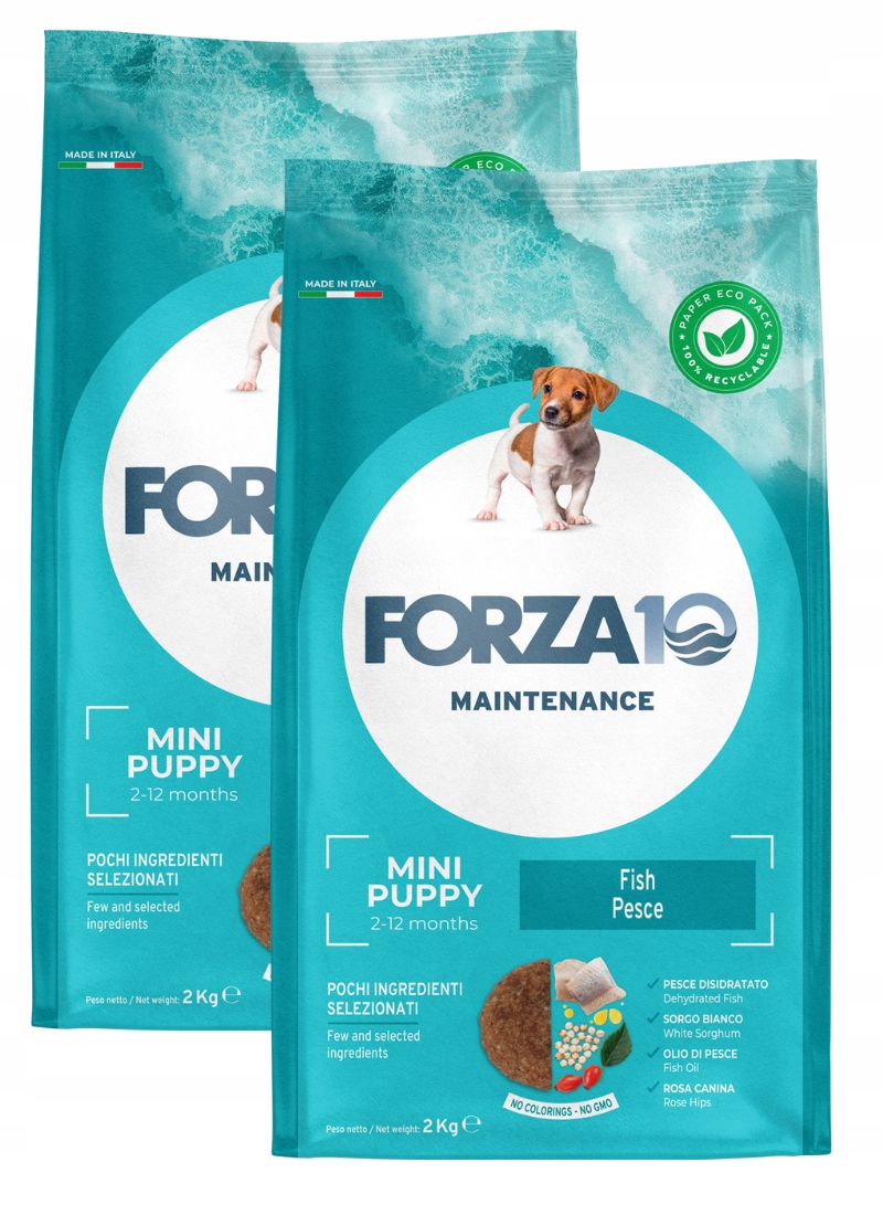 Forza10 S/m Maintenance Puppy Junior ryba štěňata Monoproteinová 2x2kg
