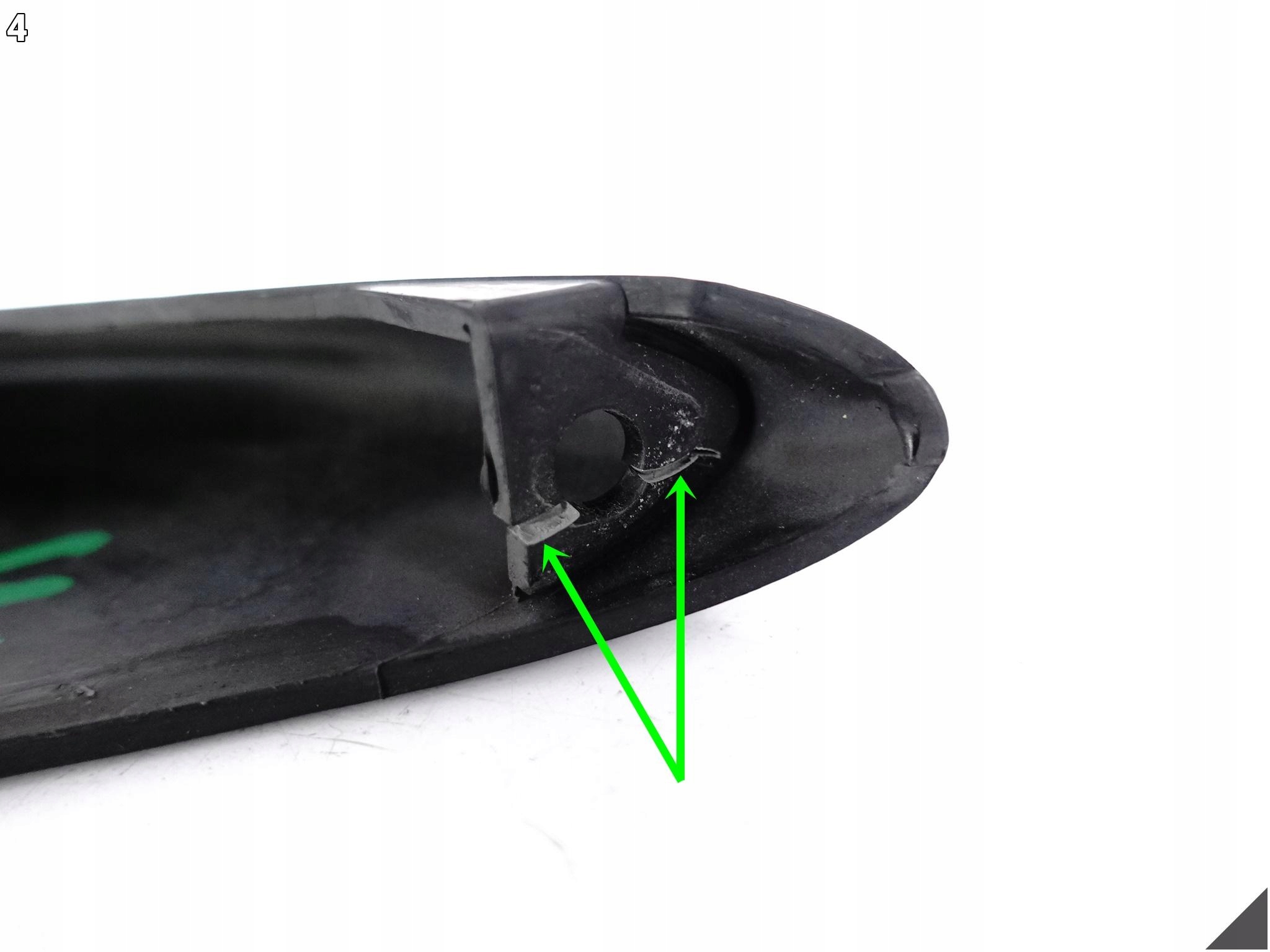 PORSCHE MACAN and 95B ZWYKLY 14-18 moulding spoiler grid bumper left front
