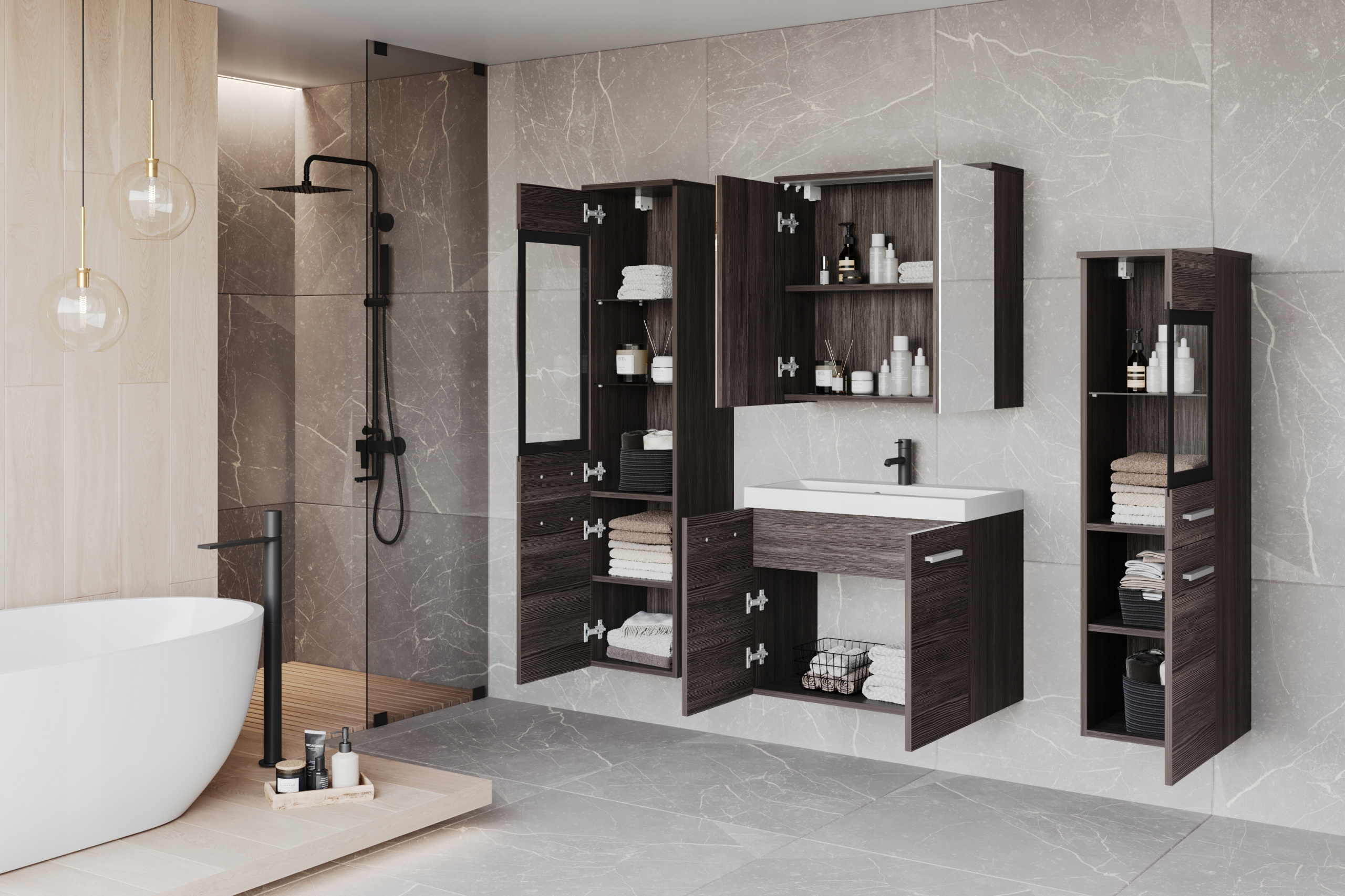 Meble łazienkowe MADRIT II BODEGA EAN (GTIN) 5905080720242