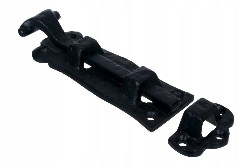 

Zasuwka czarna kuta 6" 152 mm ozdobna