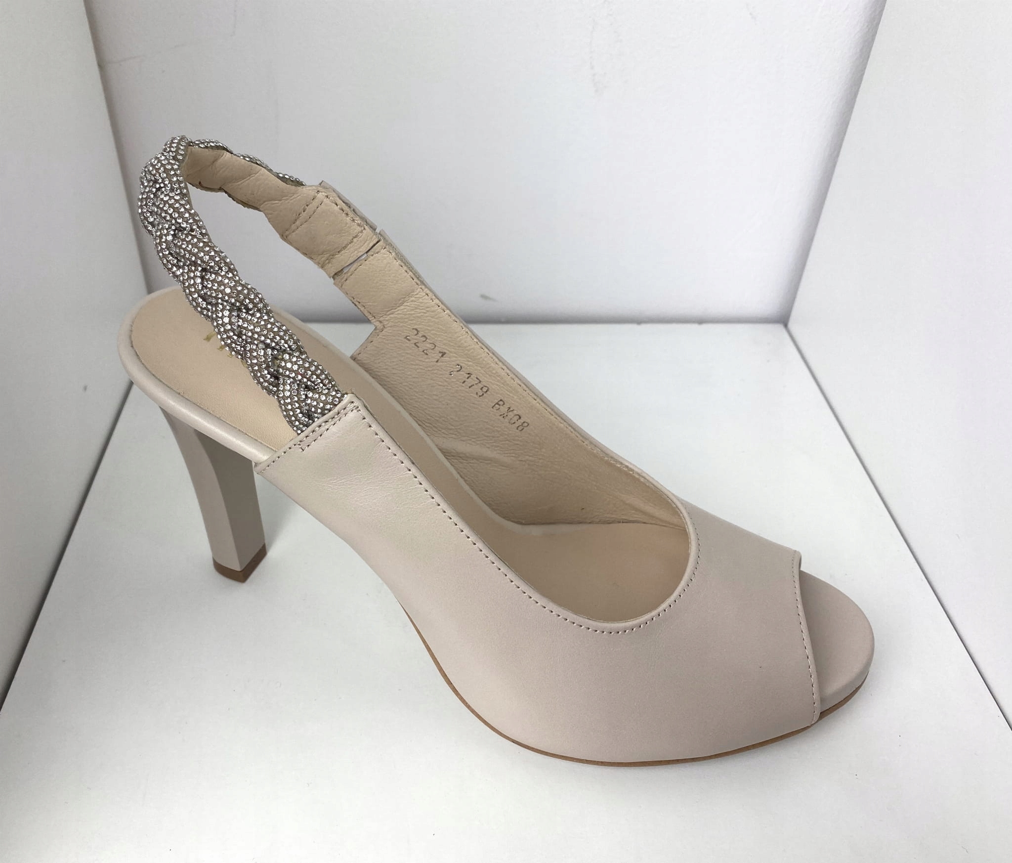 Dámské sandály Higo kožené 2179 Béžová/Ecru298 37, Béžová