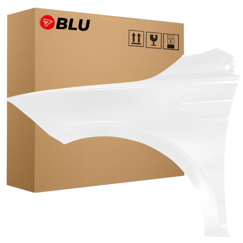 Blu Blatník Vw Polo Aw VI 6 LC9A levý bílý 17- přední PureWeiss