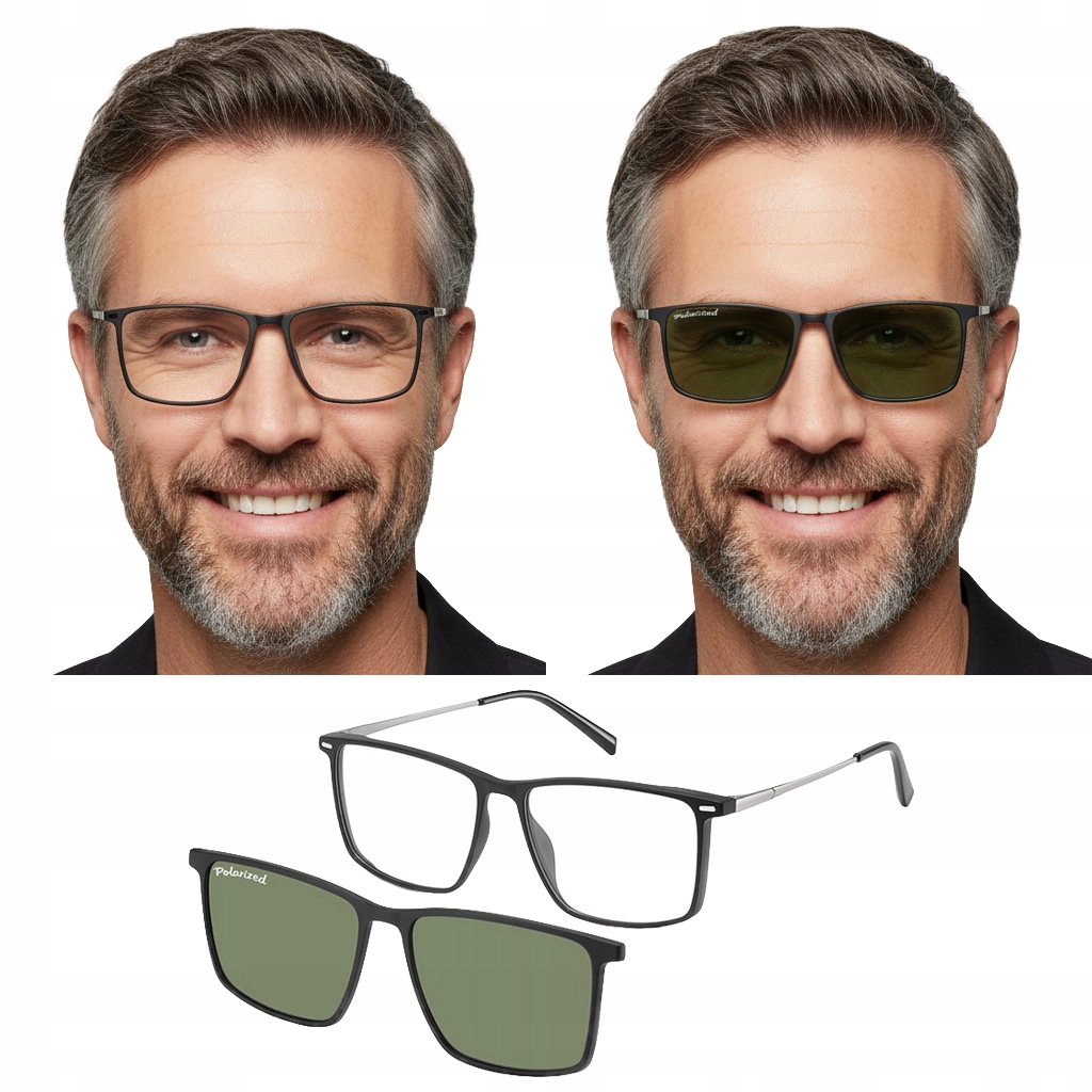 Okulary Oprawki Zerówki Clip On Nakładki Przeciwsłoneczne Uv 400 Montana Ce