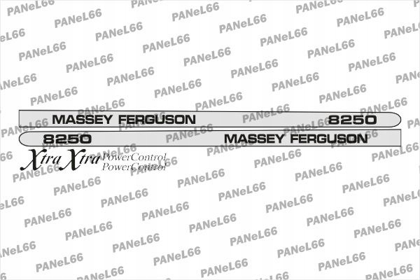 MF8250 - НАБОР НАКЛЕЕК MASSEY FERGUSON 8250 XTRA