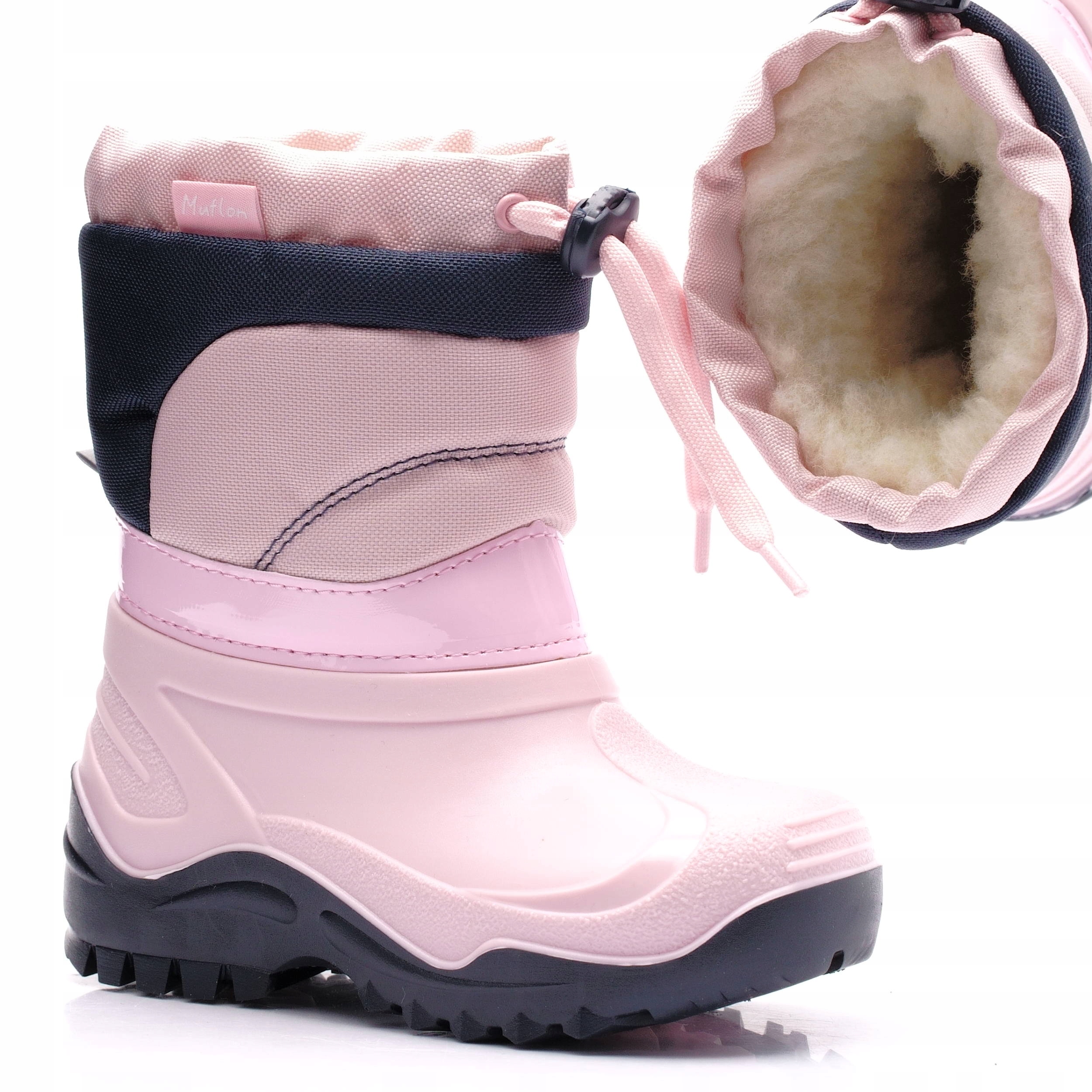 RENBUT MUFLON ŚNIEGOWCE BUTY ZIMOWE WEŁNA 21/22