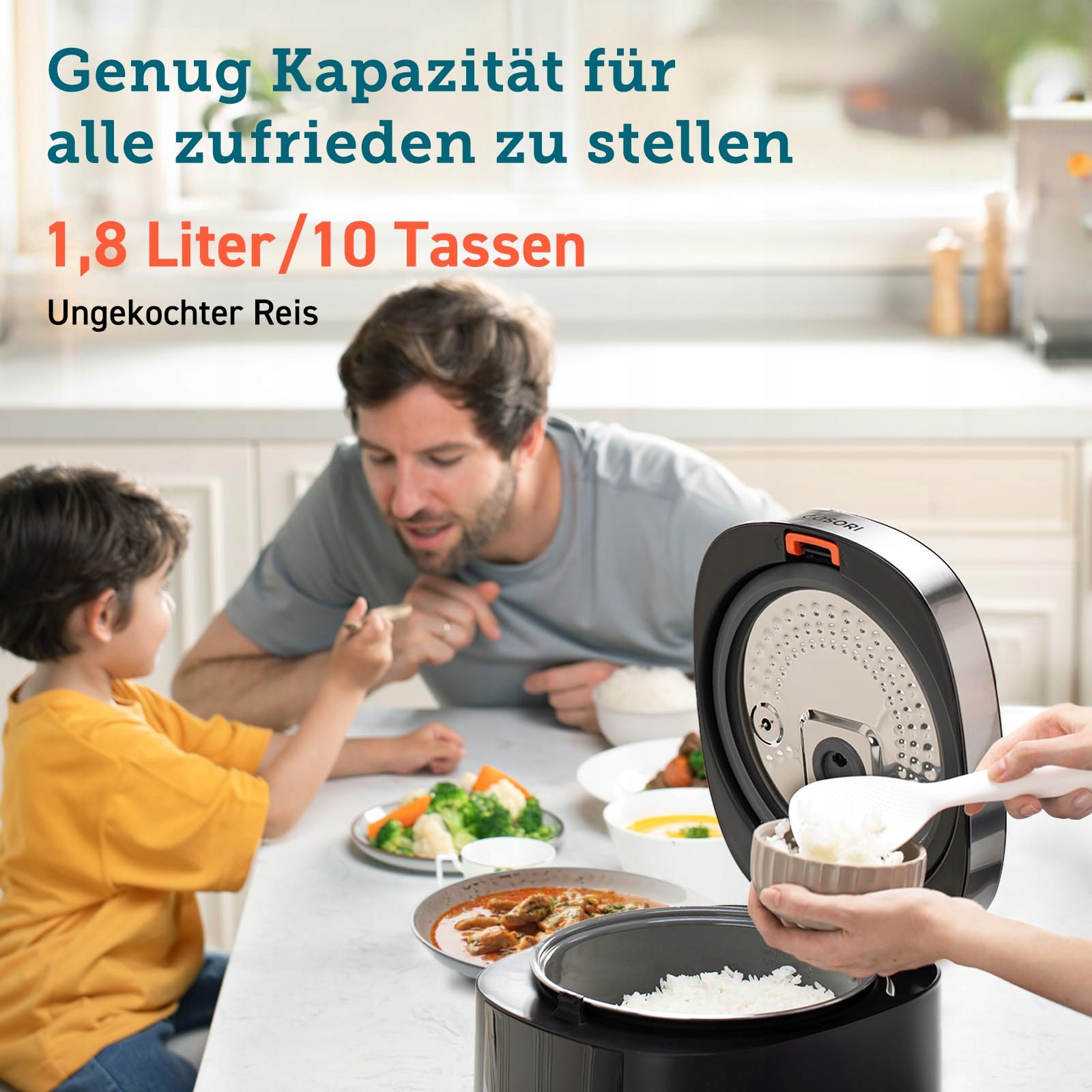 COSORI Multicooker 5L 17 Programów Stalowy Wkład Timer Podgrzewanie — miniatura 5