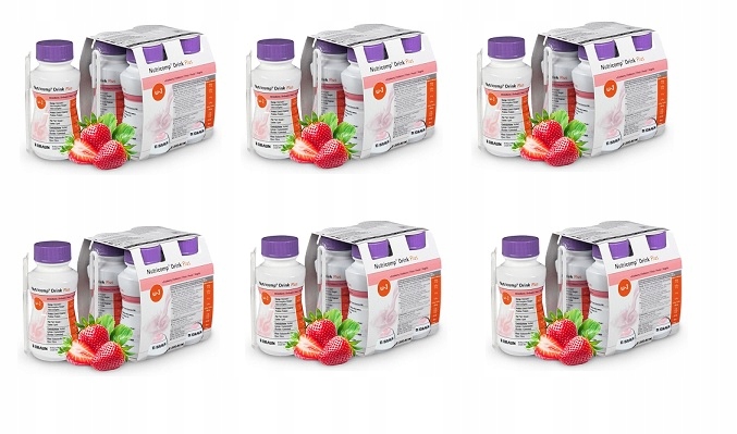 Nutri comp Drink+ 24sztx200ml truskawka