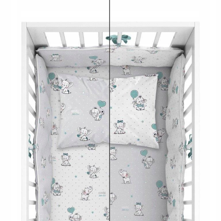 

Pościel Ochraniacz Mayamoo 100 X 135 CM Słoniki