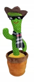 

Śpiewający Tańczący Kaktus Zabawka Powtarza+led 2