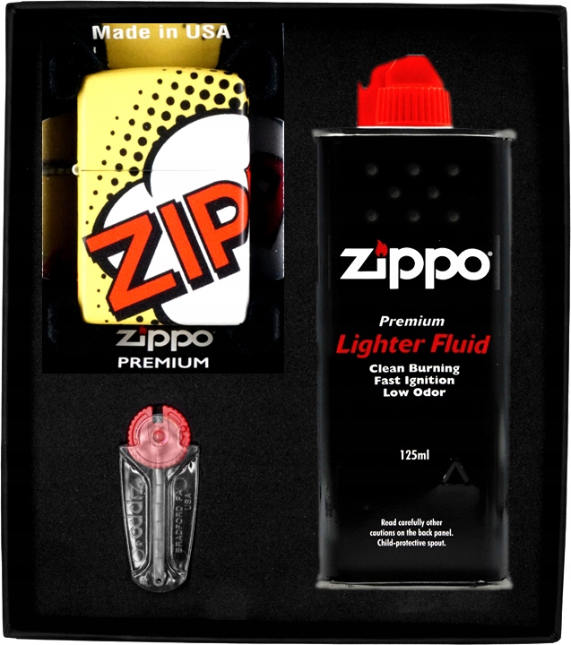 Sada Zippo Zapalovač Comic Design Dárkový No1