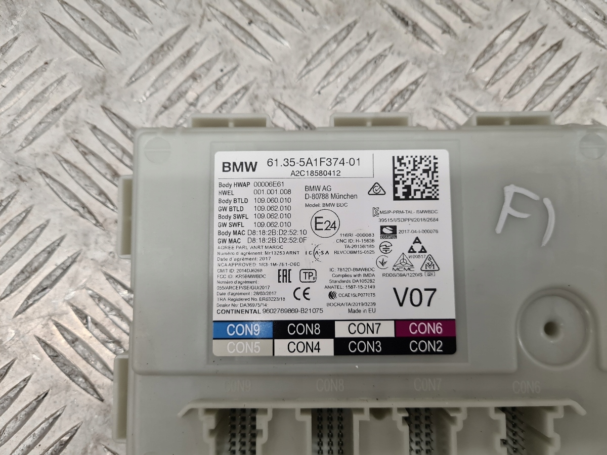 BMW X3 G01 X4 G02 MODULE CONTROL UNIT 5A1F374
