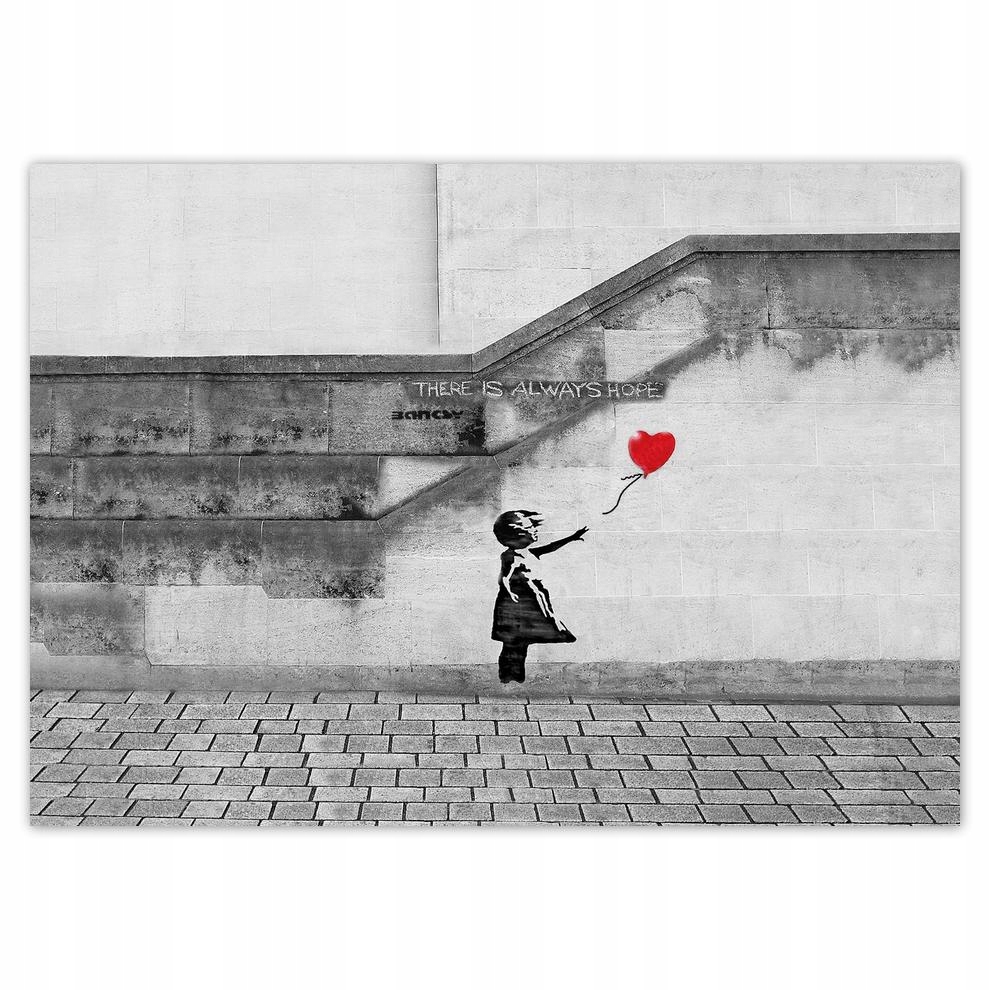 

Plakat 70x50 Banksy Dziewczynka Hope