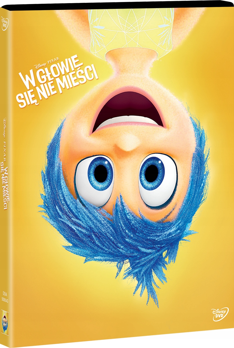 W GŁOWIE SIĘ NIE MIEŚCI (DVD) DISNEY PIXAR