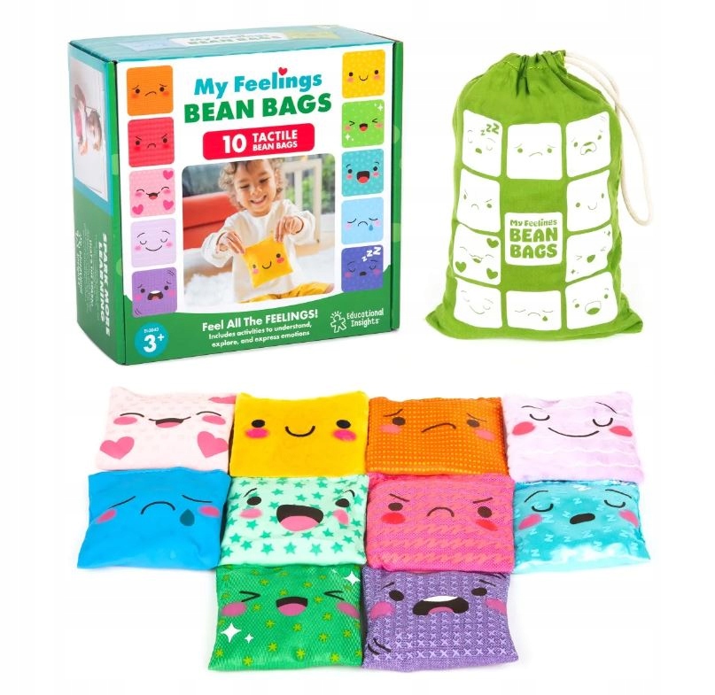 Moje Emocje Woreczki Sensoryczne My Feelings Bean Bags 10 szt.