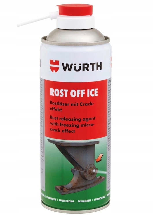 Odrdzewiacz zamrażający w aerozolu Wurth Rost Off Ice Spray 0893240 400 ml