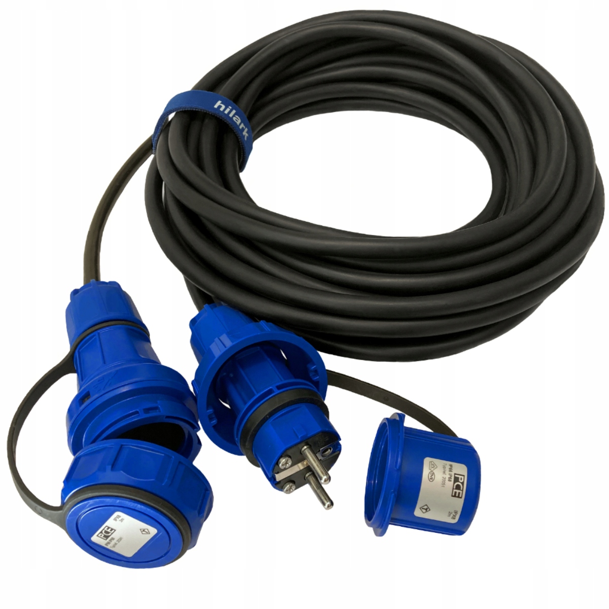 Prodlužovací Kabel gumový H07RN-F 3x4mm2 16A 1m IP67