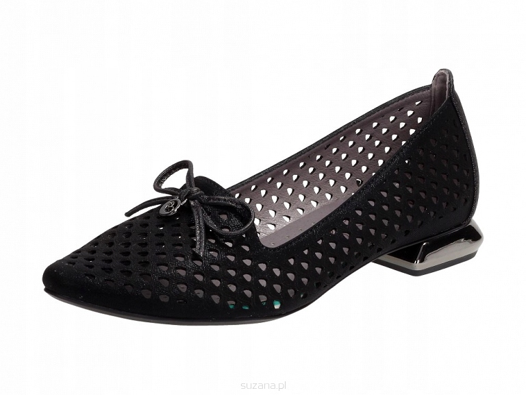 

Czarne baleriny damskie Jezzi ASA178-5 r38