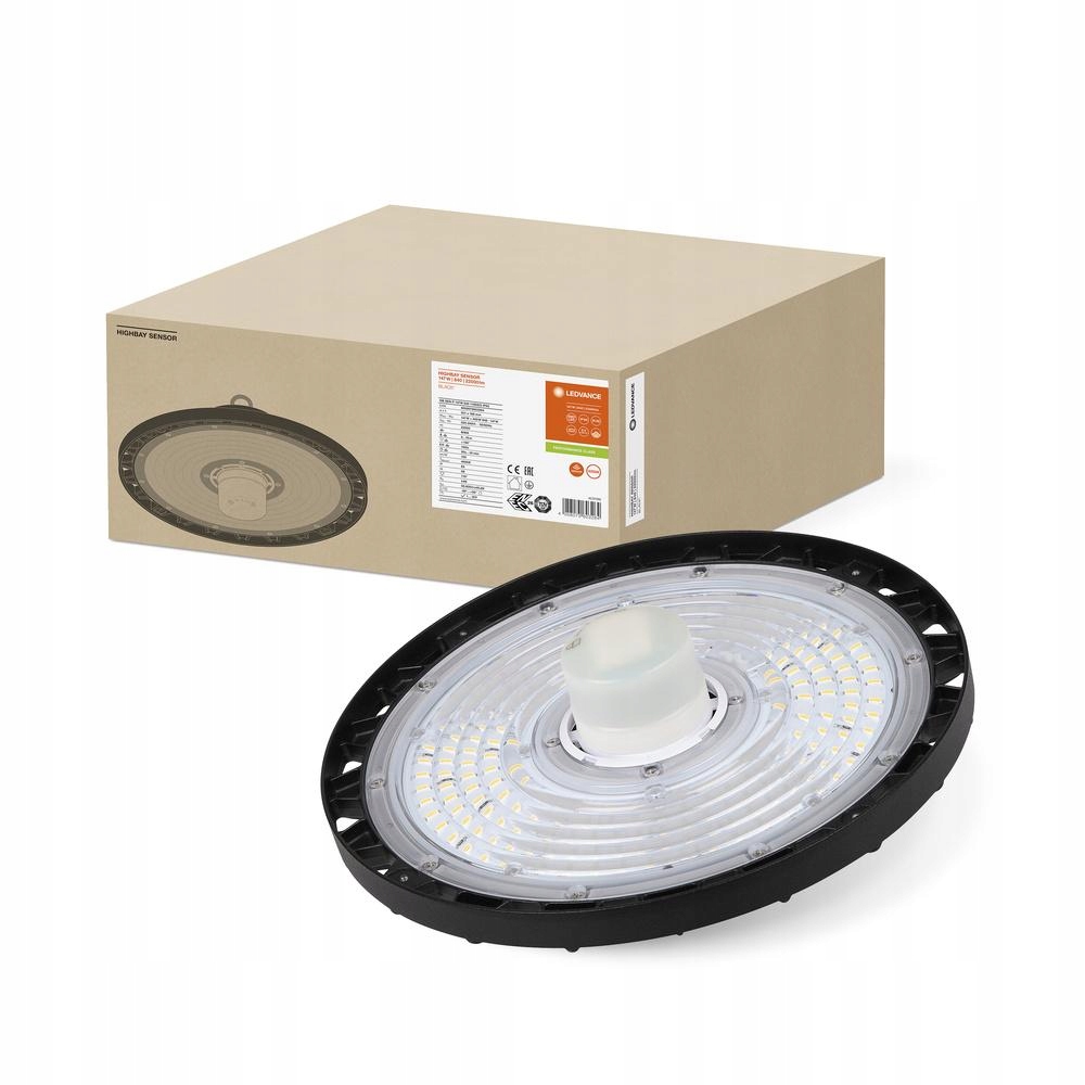 Led lampa 147W 22000lm 4000K Snímač pohybu súmraku High Bay Gen4 Ledvance