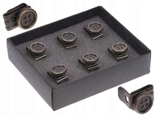 

Metalowe Guziki Z Klamrami Do Szelek Kolor Złoty