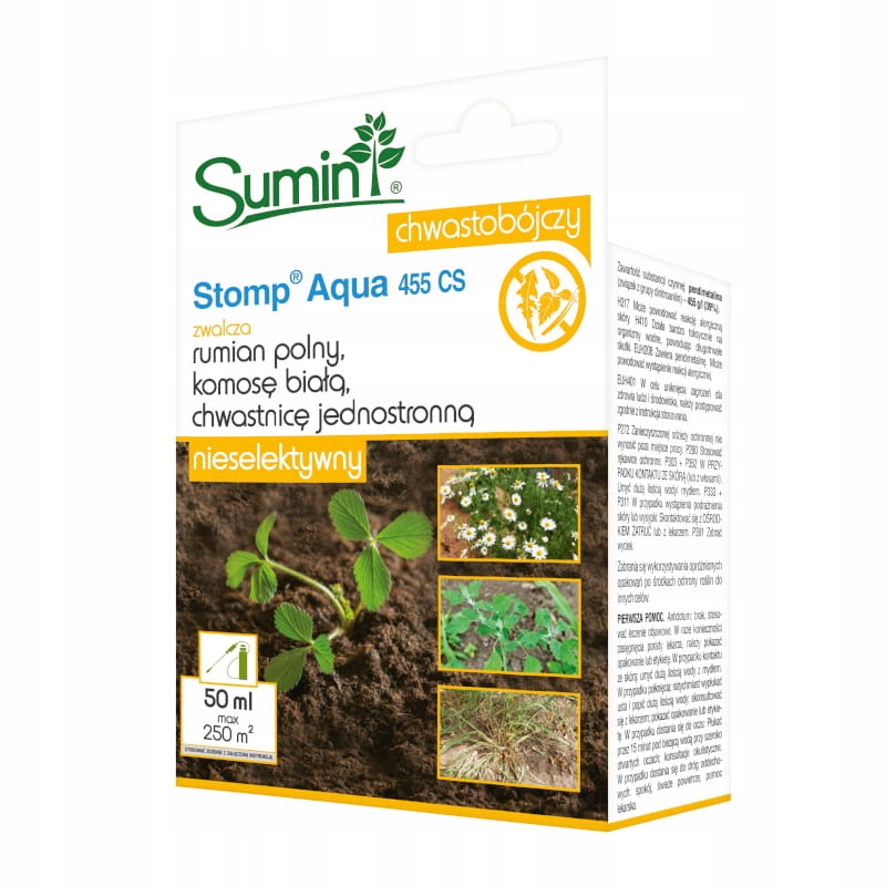 

Stomp Aqua 455CS na chwasty w ogrodzie 50 ml Sumin