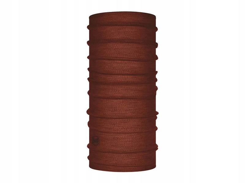 Buff komin chusta wełna merino lightweight ciepły sienna