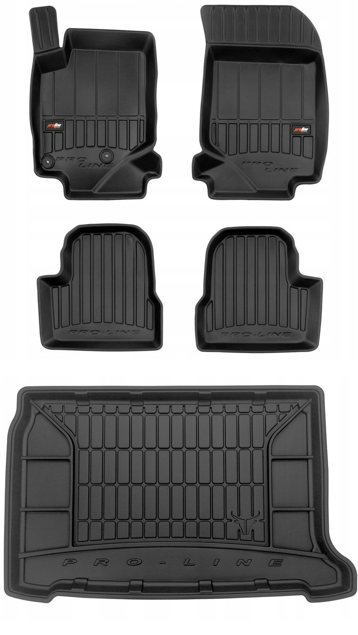 Set 3D Koberce a rohož do kufru Ds 3 Crossback od roku 2018