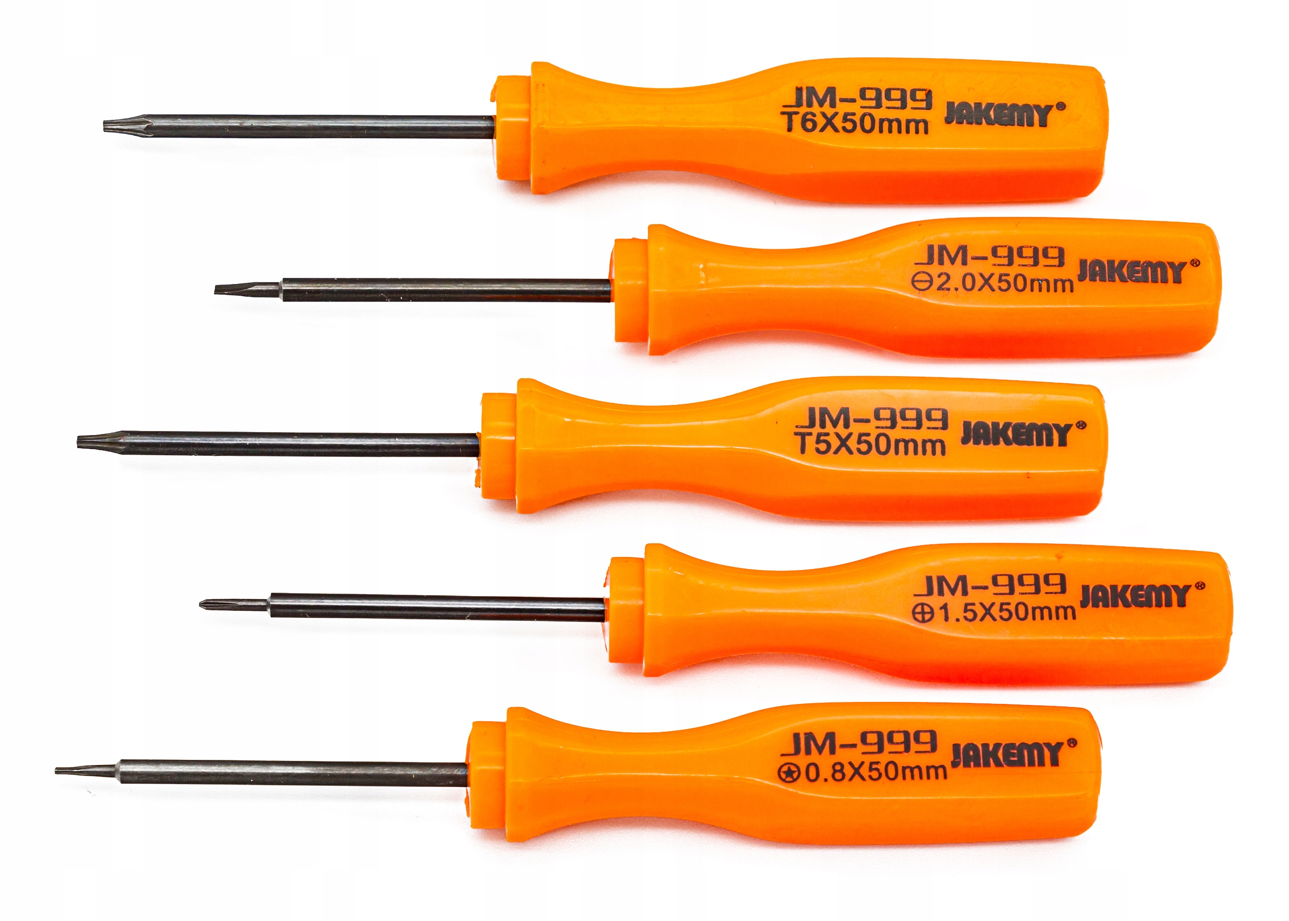 

Zestaw Śrubokrętów Wkrętaków Jakemy 5 szt Cr-v