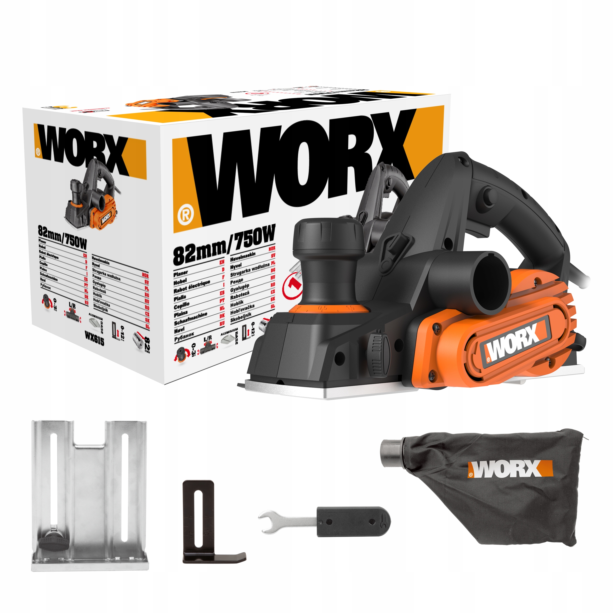 

Strug elektryczny Worx WX615 750W 12mm 17000/min