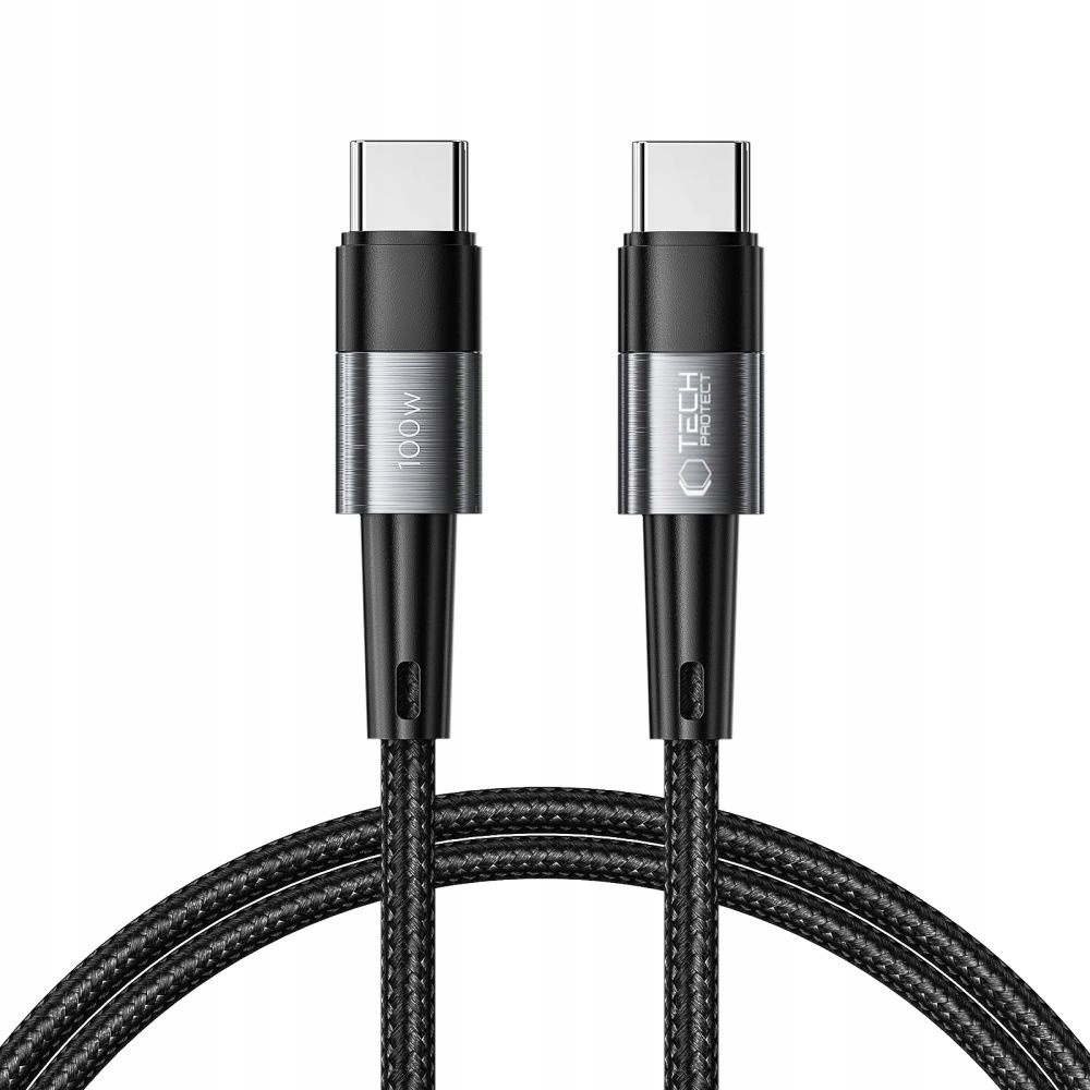 Kabel Tech-Protect UltraBoost Usb-c Usb-c Pd 100W 5A 1m szary