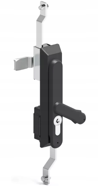 Klamka uchylna ryglująca 38x167,5mm ZnAl lakierowany klucz euro iMATX