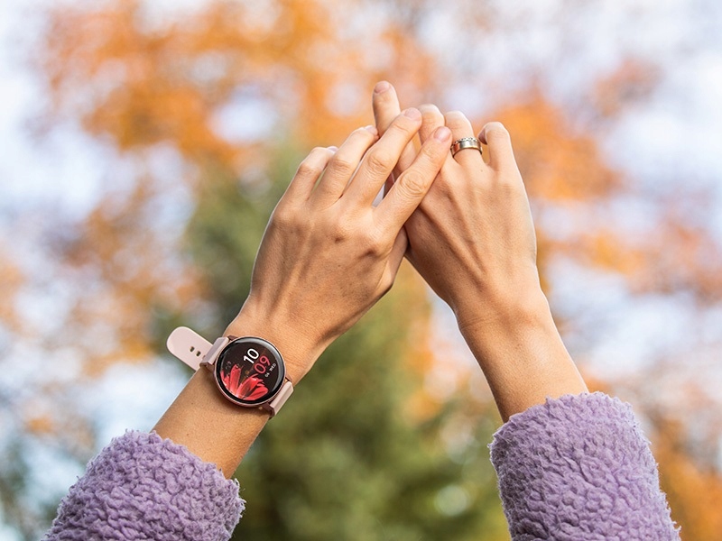 SMARTWATCH ZEGAREK DAMSKI POLSKIE MENU ROZMOWY SPORT PULS 2 PASKI AMOLED Marka Inna