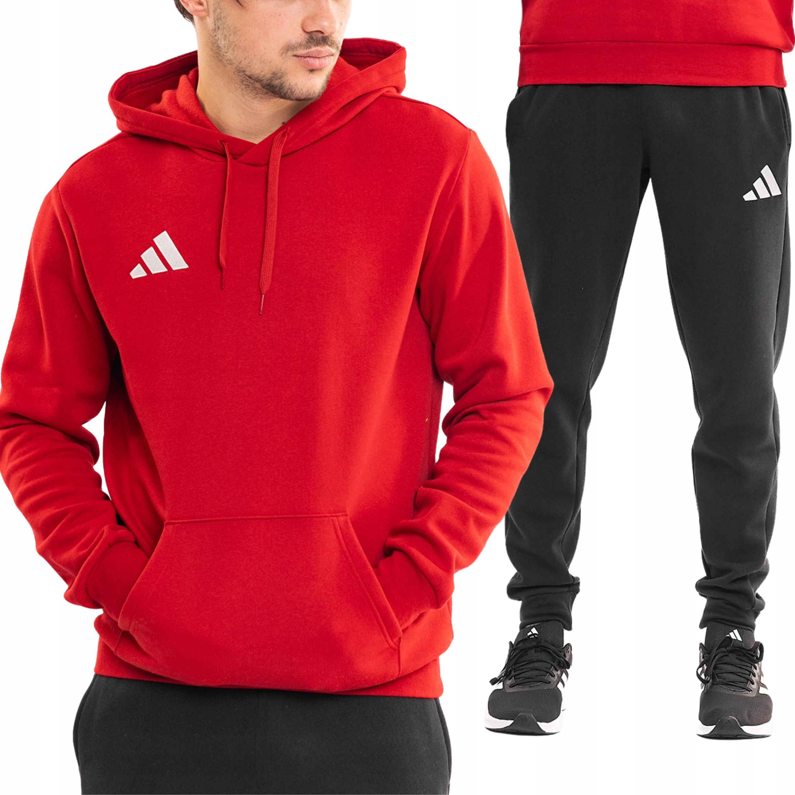 Dres Komplet Męski adidas Entrada 26 Sportowy Zestaw Bluza Spodnie roz. L