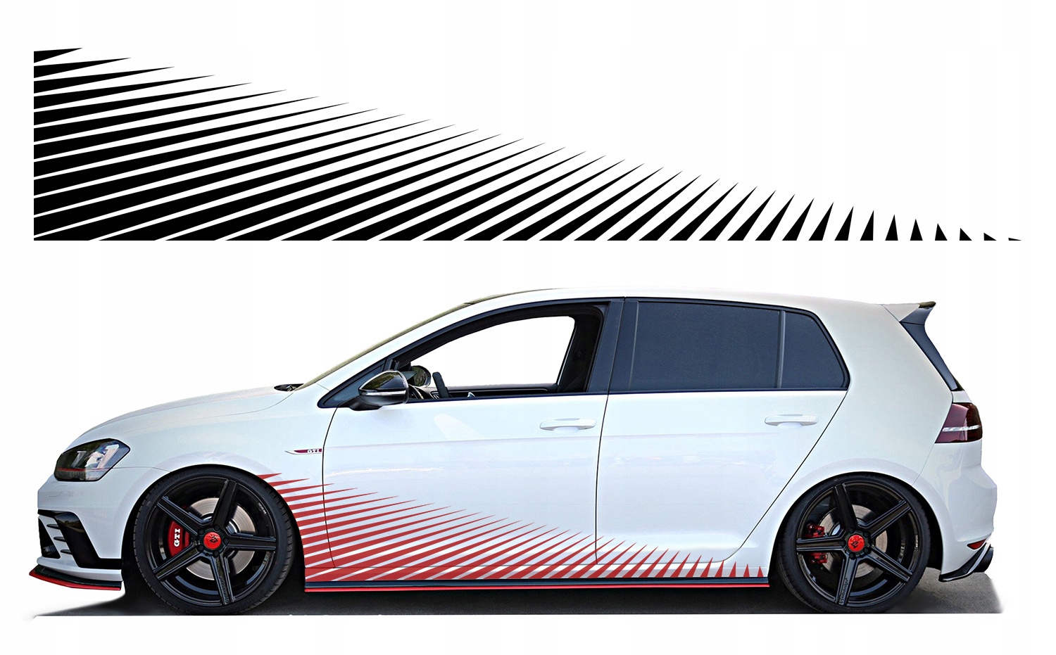 Samolepka Motiv Na Auto Zářivá 2x 43x 200 cm