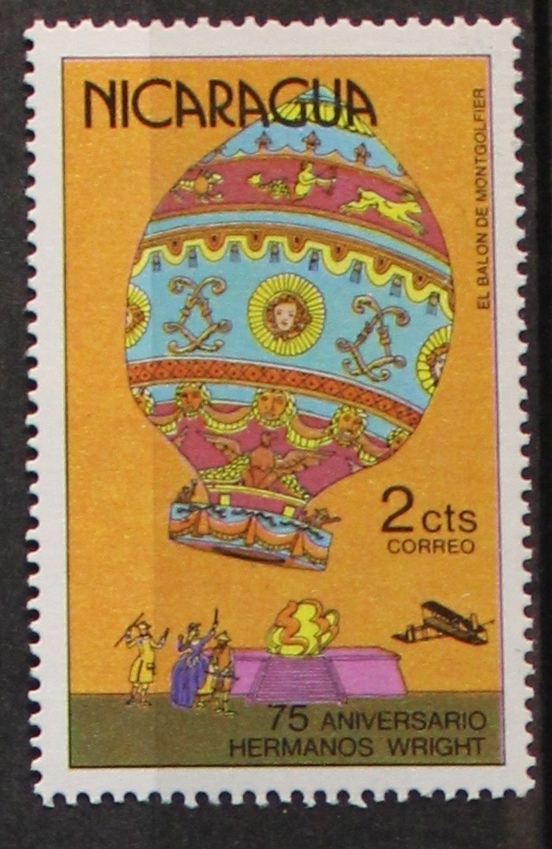 Znaczek Nikaragua F.1 czysty