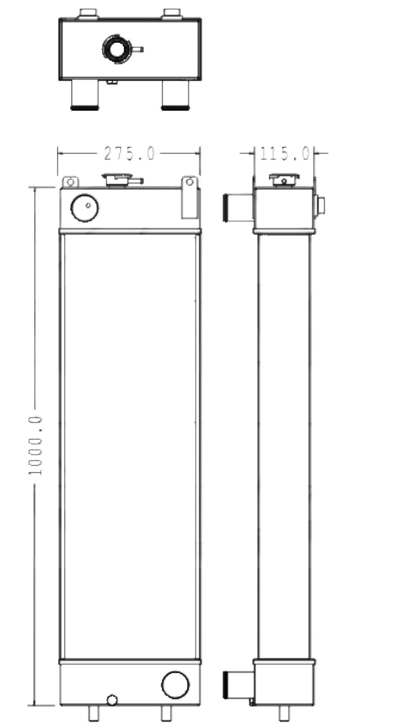 21K0371114 - Кулер для воды Komatsu PC160LC-7 PC180LC-7K новый!