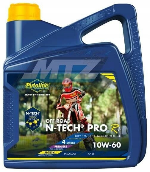 Olej motorový motocyklový Putoline N-tech Pro Offroad 10W60 (balenie 4L) PU7
